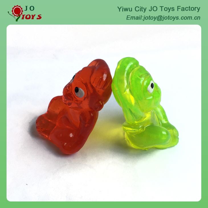 Funny Children's Toy Plastic TPR Jelly Animal Toy/sticky Monkey Toy 4