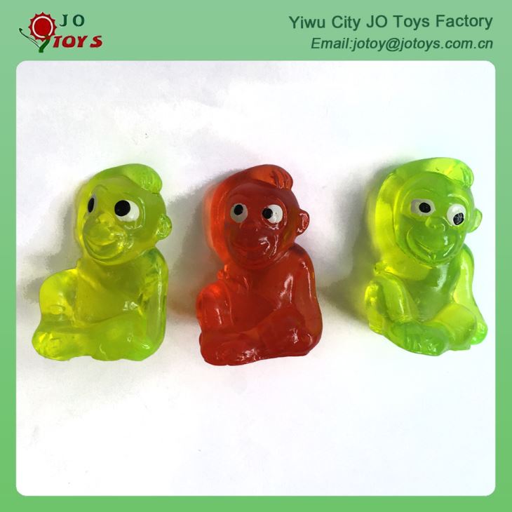 Funny Children's Toy Plastic TPR Jelly Animal Toy/sticky Monkey Toy 5