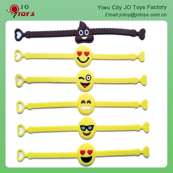 Promotional Cheap 16cm Cute Emotion Bracelets For Kids 5
