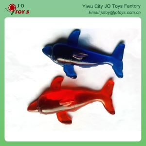 डॉल्फिन पशु खिलौने कैप्सूल खिलौने का चिपचिपा प्लास्टिक सामग्री के बच्चों के साथ लोकप्रिय