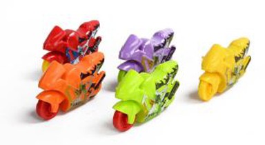 वेंडिंग कैप्सूल के लिए प्लास्टिक सस्ता मोटरसाइकिल खिलौना