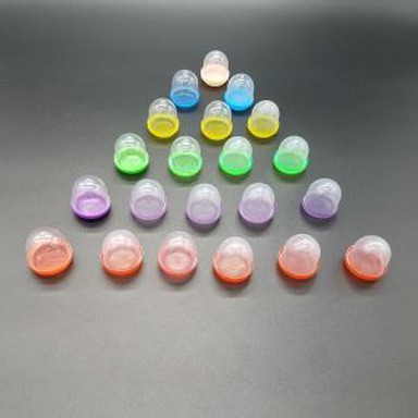 1 इंच प्लास्टिक खिलौना गैशपोन कैप्सूल