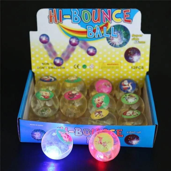 LED Flashing Bouncing Ball With Card