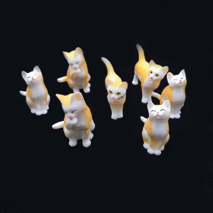 Plastic Model Cat Figures Kids Toy